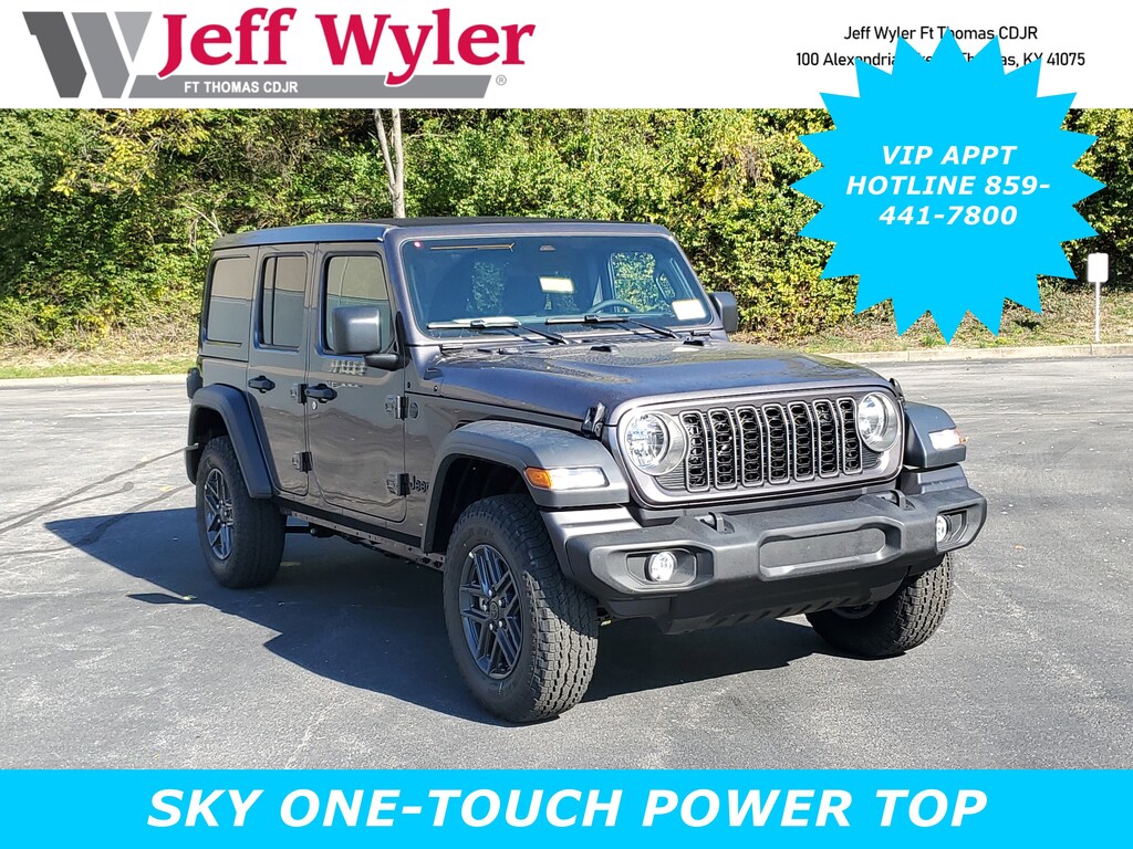 New 2026 Jeep Wrangler 4-DOOR SPORT S Sport Utility