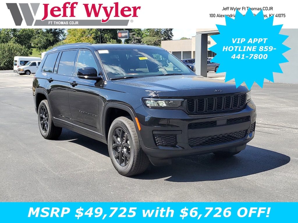 New 2025 Jeep Grand Cherokee L ALTITUDE X 4X4 Sport Utility