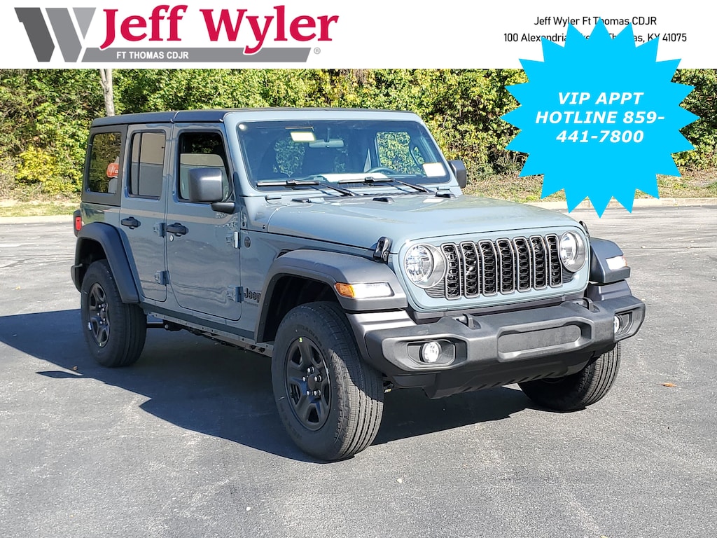 New 2026 Jeep Wrangler 4-DOOR SPORT Sport Utility