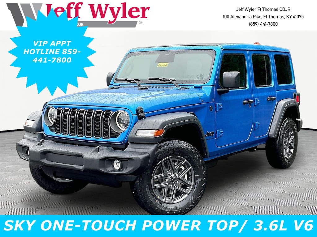 New 2026 Jeep Wrangler 4-DOOR SPORT S Sport Utility
