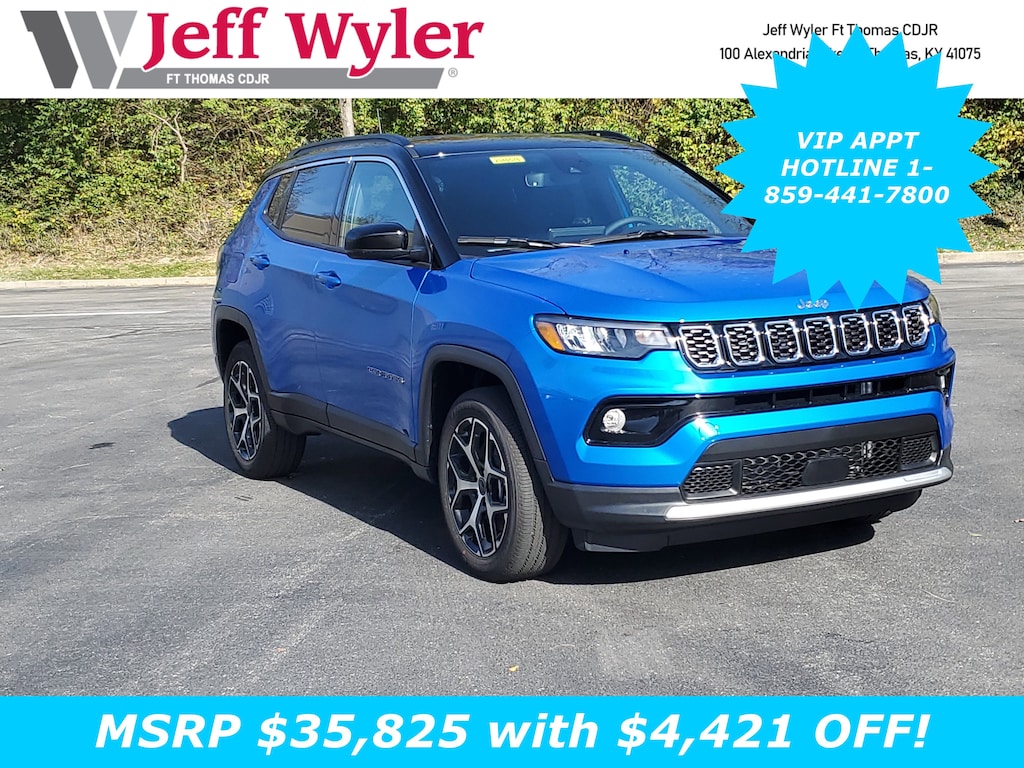 New 2026 Jeep Compass LIMITED 4X4 Sport Utility