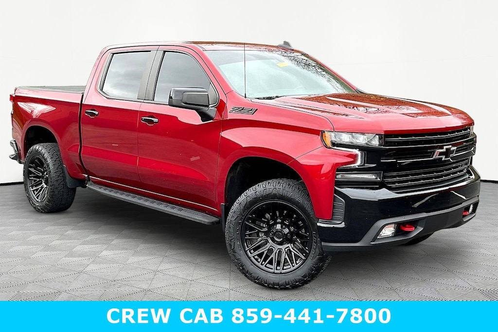 Used 2021 Chevrolet Silverado 1500 4WD Crew Cab 147 LT Trail Boss Truck Crew Cab
