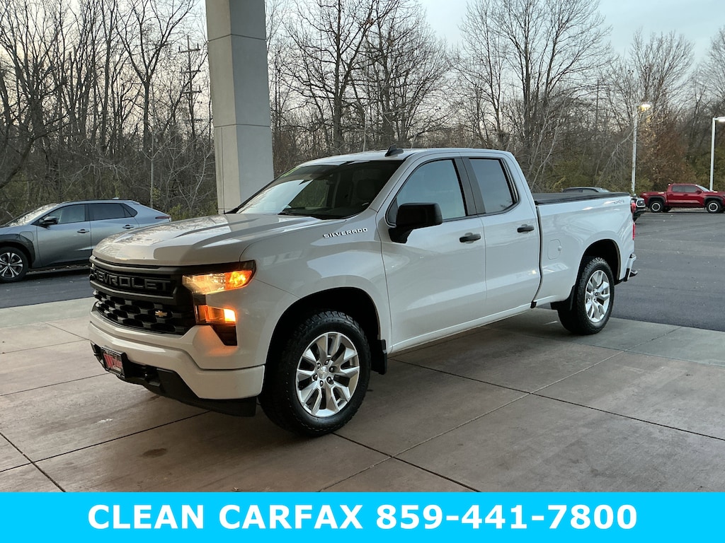Used 2023 Chevrolet Silverado 1500 4WD Double Cab 147 Custom Truck Double Cab