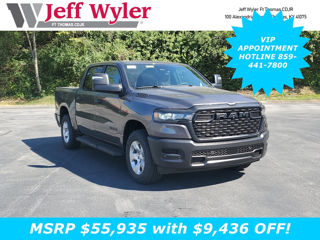 New 2026 Ram 1500 TRADESMAN CREW CAB 4X4 5'7 BOX Pickup