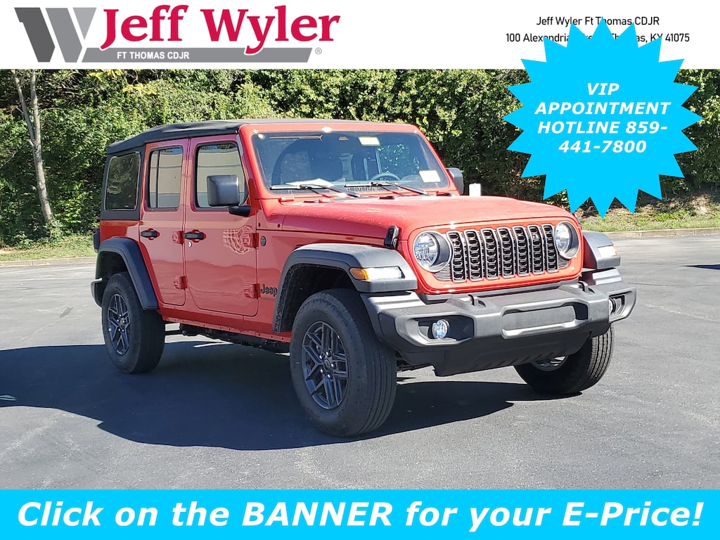 New 2026 Jeep Wrangler 4-DOOR SPORT S Sport Utility