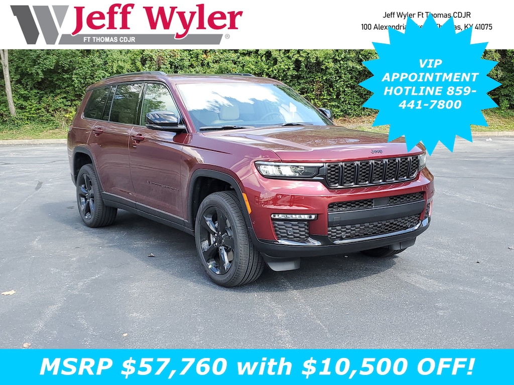 New 2025 Jeep Grand Cherokee L LIMITED 4X4 Sport Utility