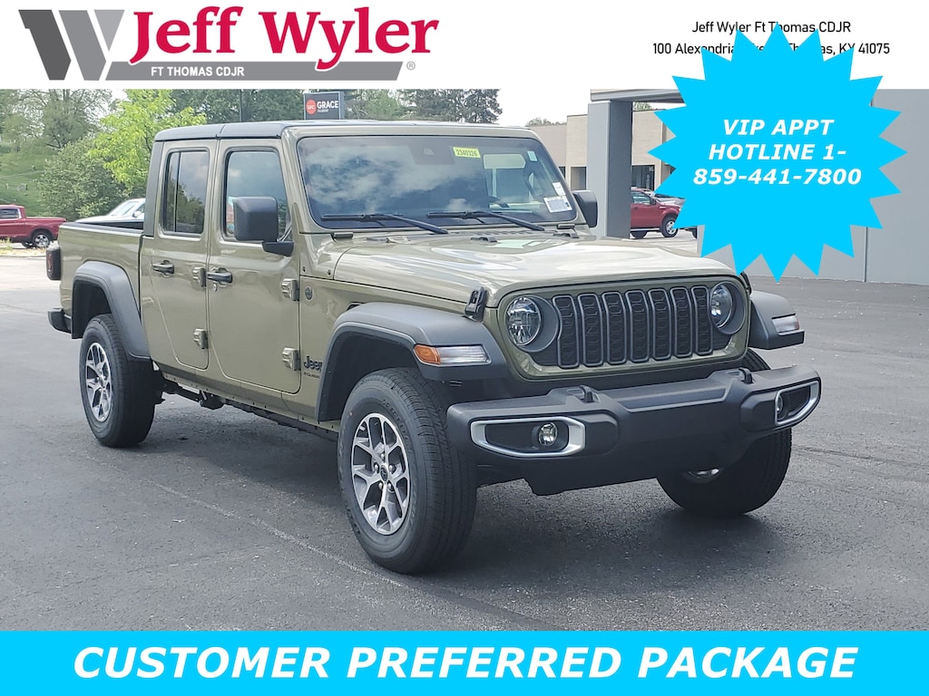 New 2025 Jeep Gladiator SPORT S 4X4 Pickup