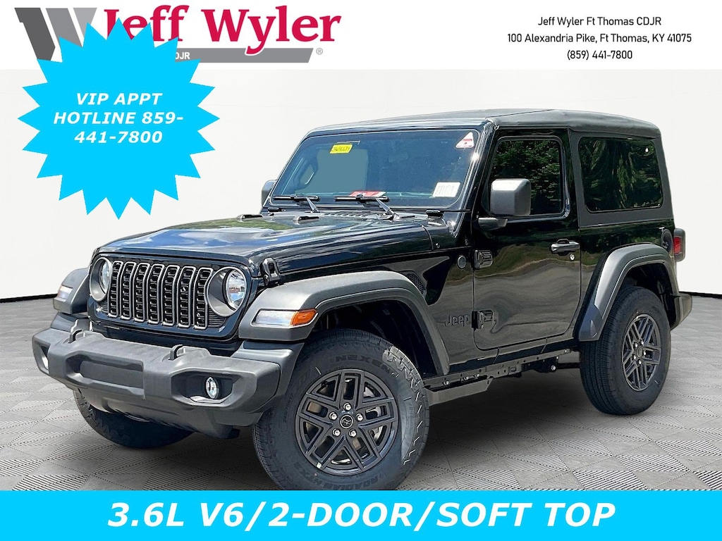 New 2026 Jeep Wrangler 2-DOOR SPORT Sport Utility