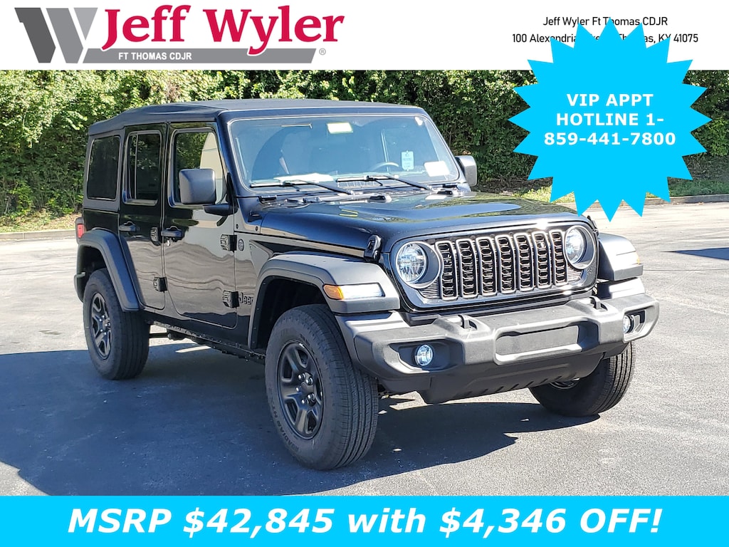 New 2026 Jeep Wrangler 4-DOOR SPORT Sport Utility