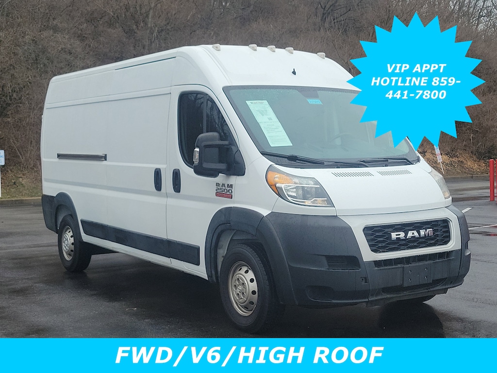 Used 2021 Ram Promaster Cargo Van 2500 High Roof 159 WB Van Cargo Van
