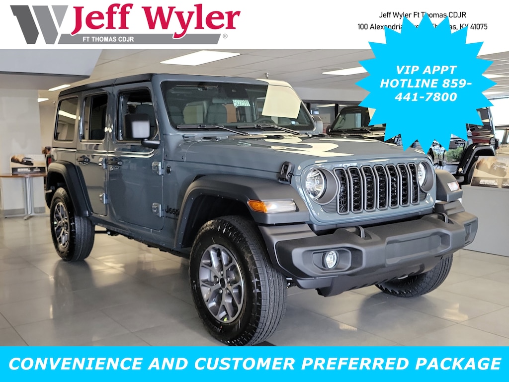New 2025 Jeep Wrangler 4-DOOR SPORT S Sport Utility