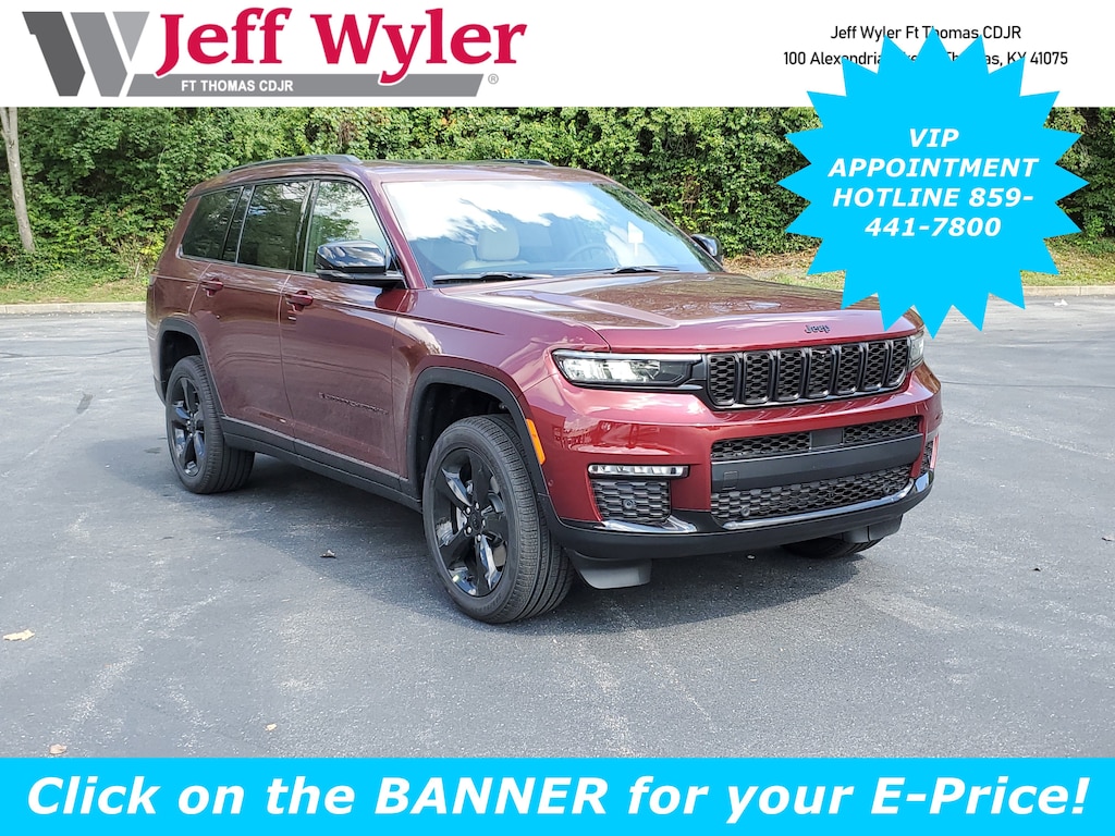 New 2025 Jeep Grand Cherokee L LIMITED 4X4 Sport Utility