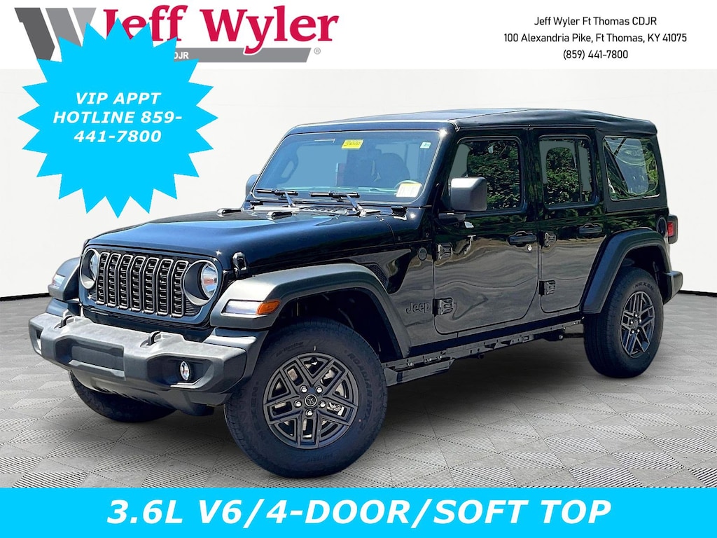 New 2026 Jeep Wrangler 4-DOOR SPORT Sport Utility