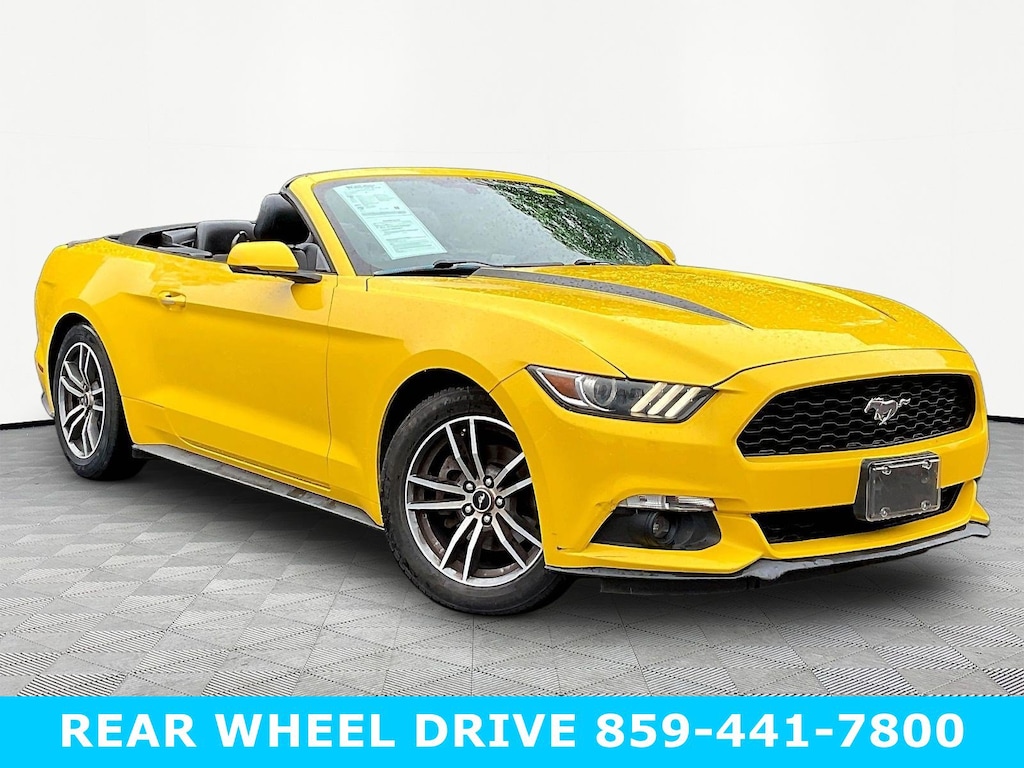 Used 2016 Ford Mustang 2dr Conv EcoBoost Premium Convertible