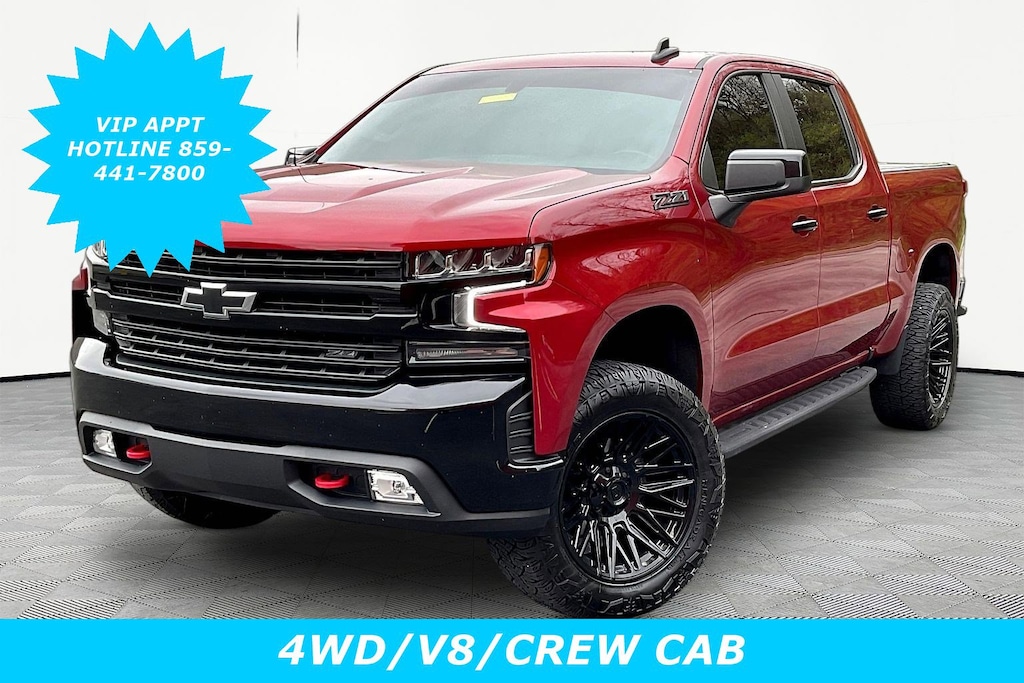 Used 2021 Chevrolet Silverado 1500 4WD Crew Cab 147 LT Trail Boss Truck Crew Cab