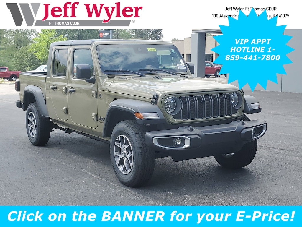 New 2025 Jeep Gladiator SPORT S 4X4 Pickup