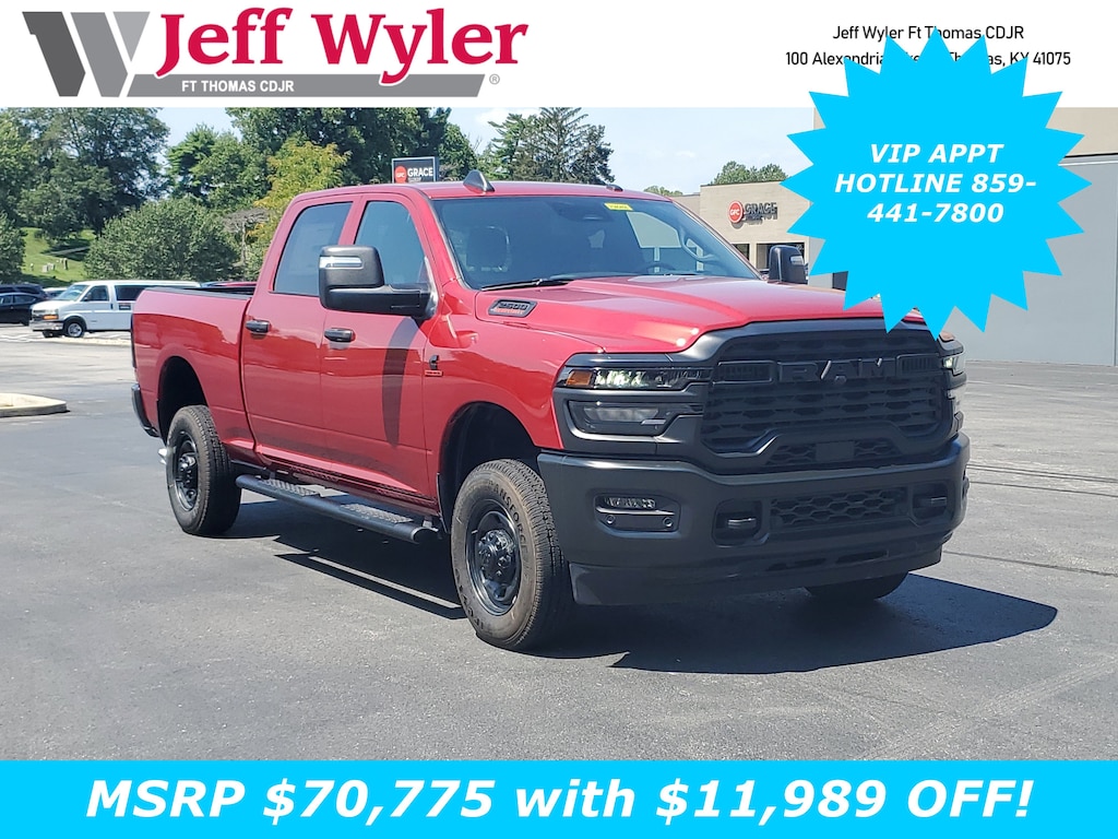 New 2025 Ram 2500 TRADESMAN CREW CAB 4X4 6'4 BOX Pickup