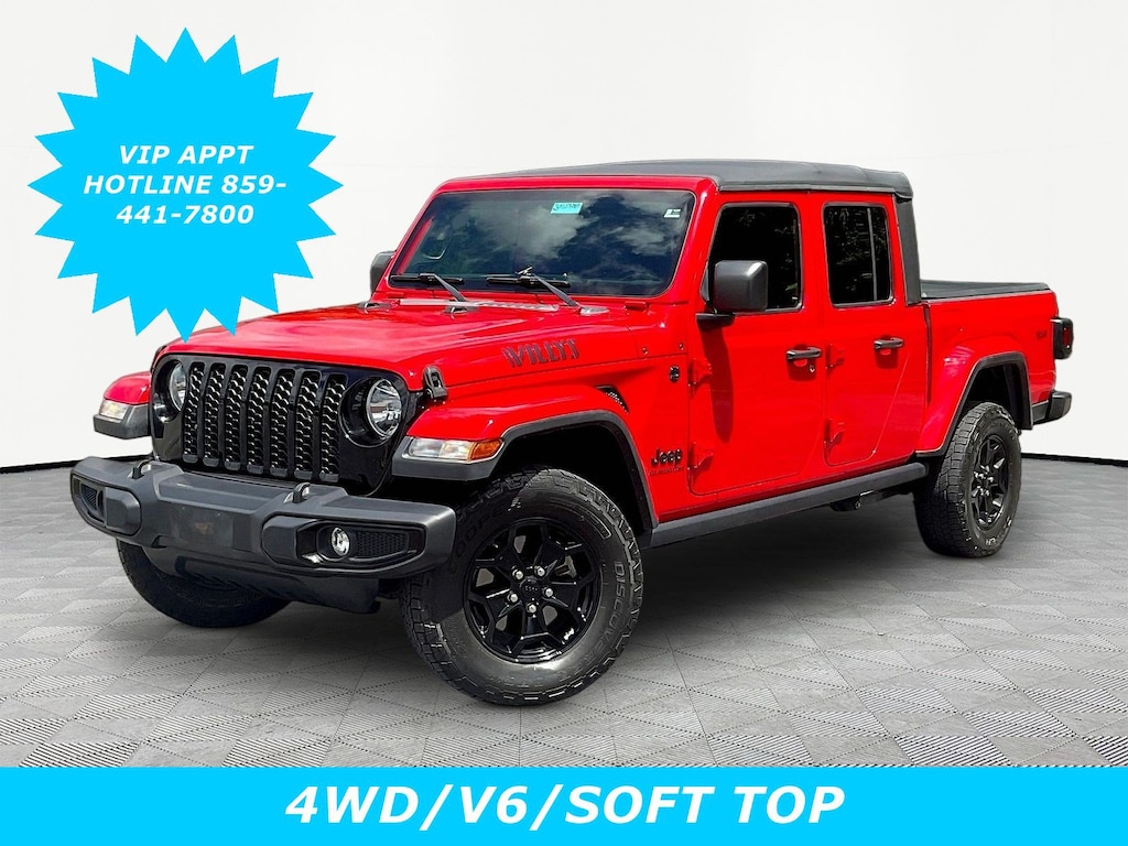Used 2021 Jeep Gladiator Willys Sport 4x4 Truck Crew Cab