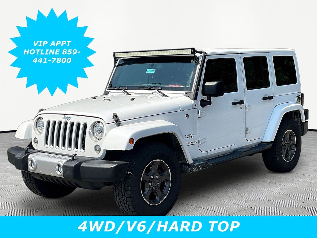 Used 2018 Jeep Wrangler JK Unlimited Sahara 4x4 SUV