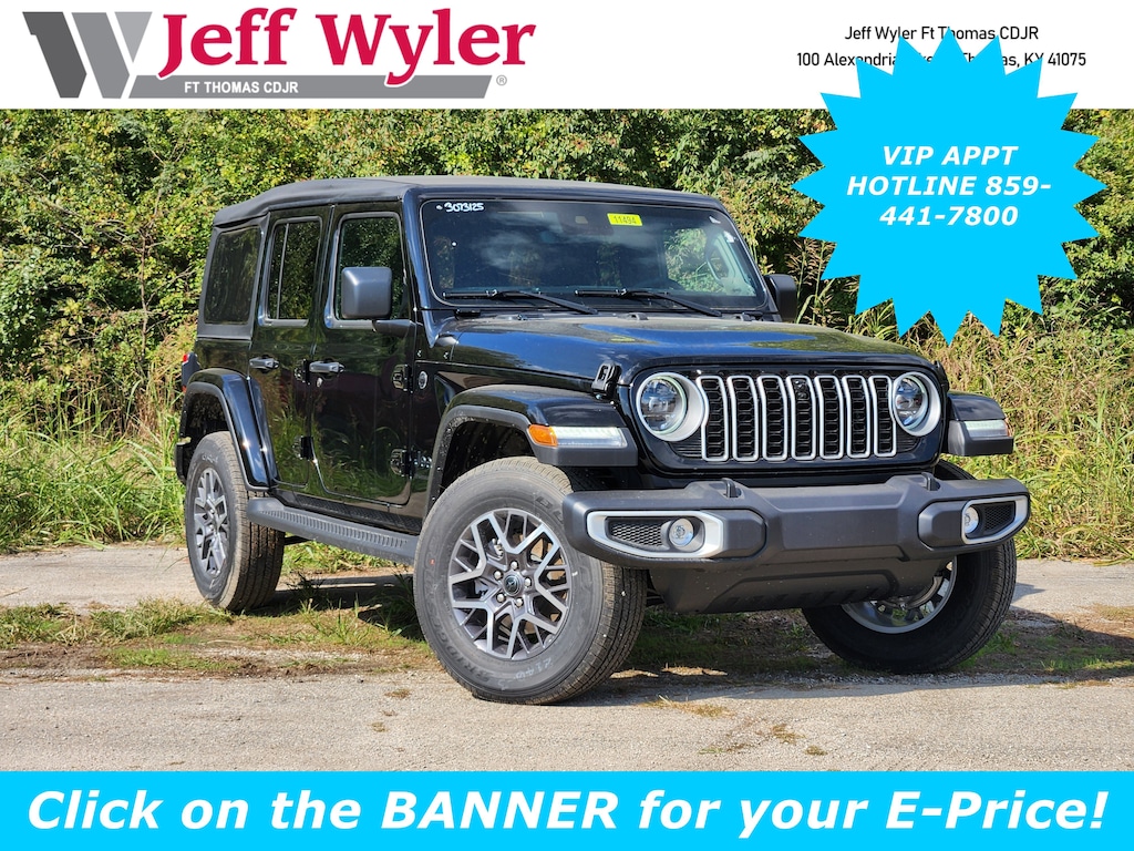 New 2025 Jeep Wrangler 4-DOOR SAHARA Sport Utility