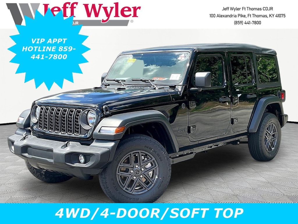 New 2026 Jeep Wrangler 4-DOOR SPORT Sport Utility