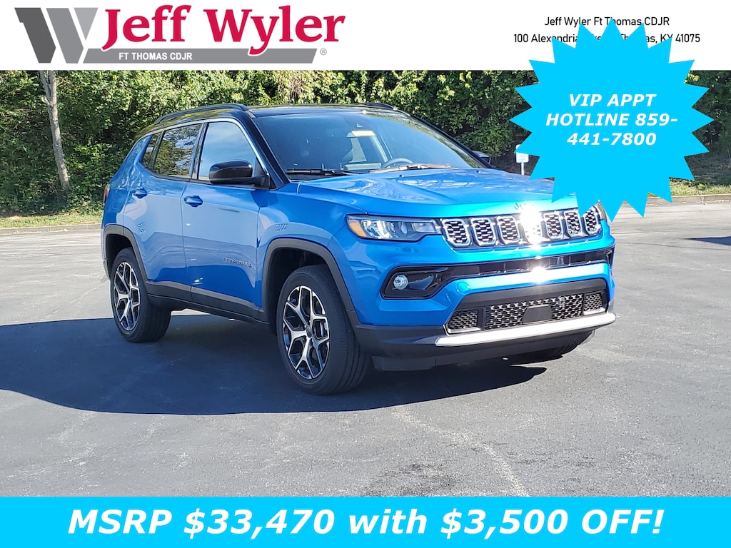 New 2026 Jeep Compass LIMITED 4X4 Sport Utility