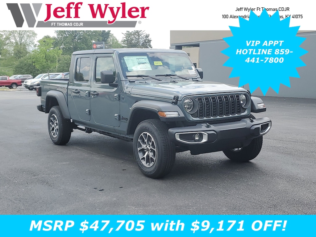 New 2025 Jeep Gladiator SPORT S 4X4 Pickup