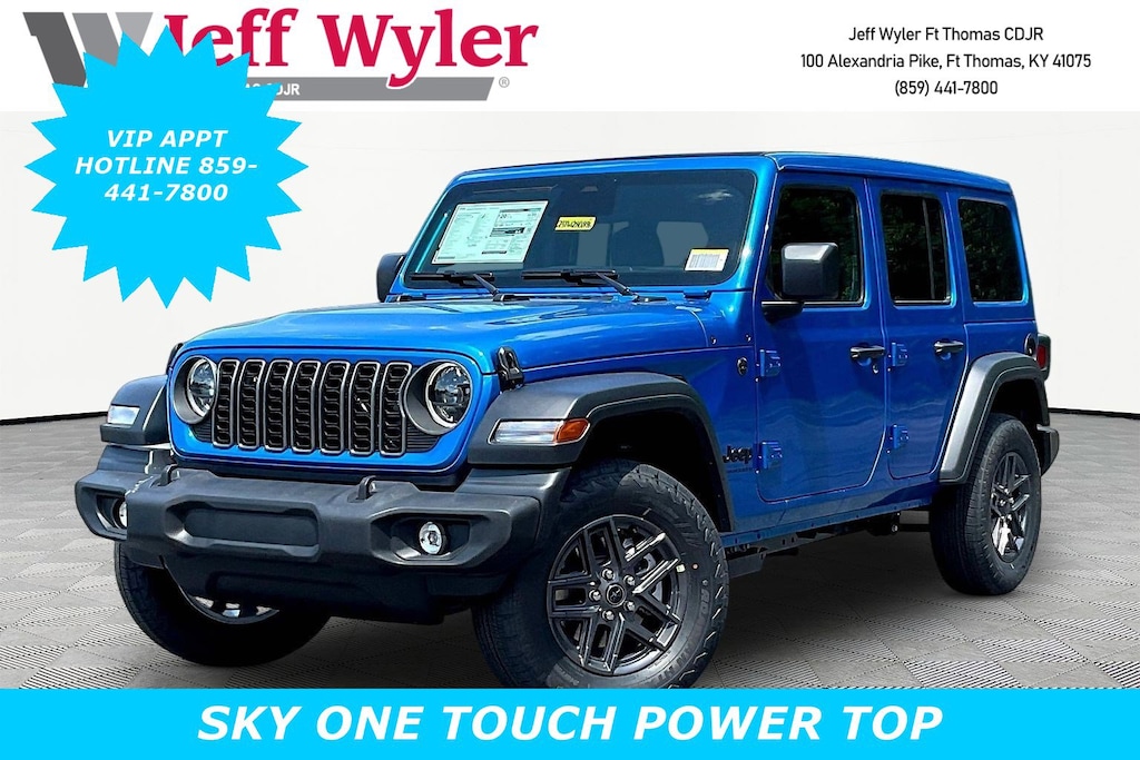 New 2026 Jeep Wrangler 4-DOOR SPORT S Sport Utility