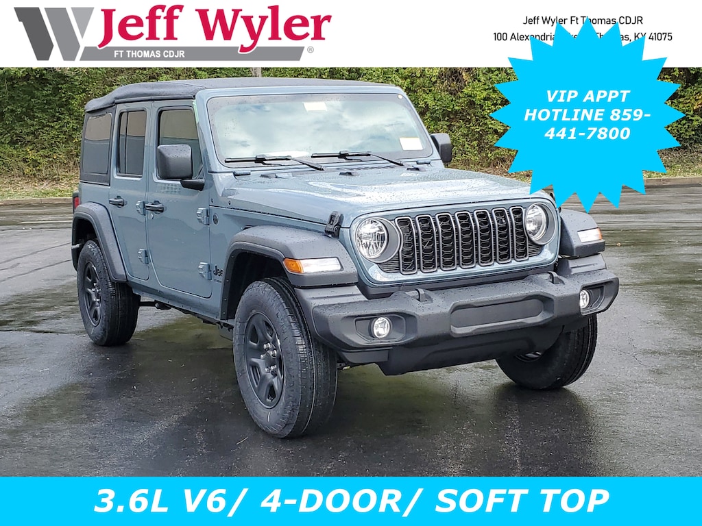 New 2026 Jeep Wrangler 4-DOOR SPORT Sport Utility
