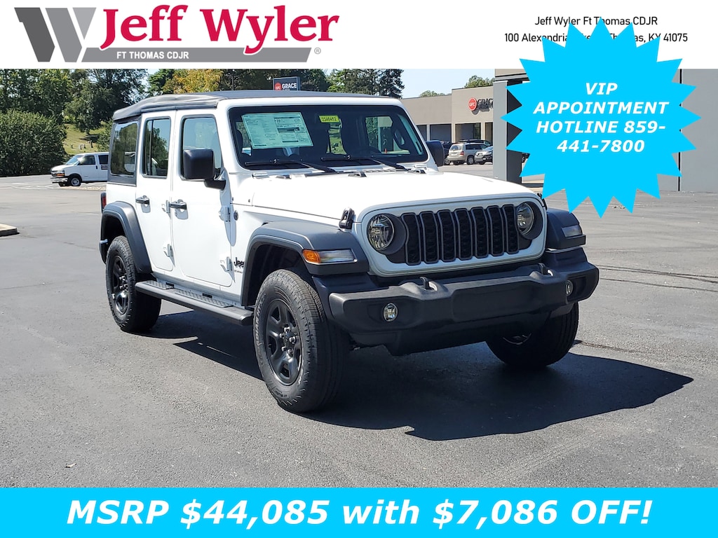 New 2025 Jeep Wrangler 4-DOOR SPORT Sport Utility