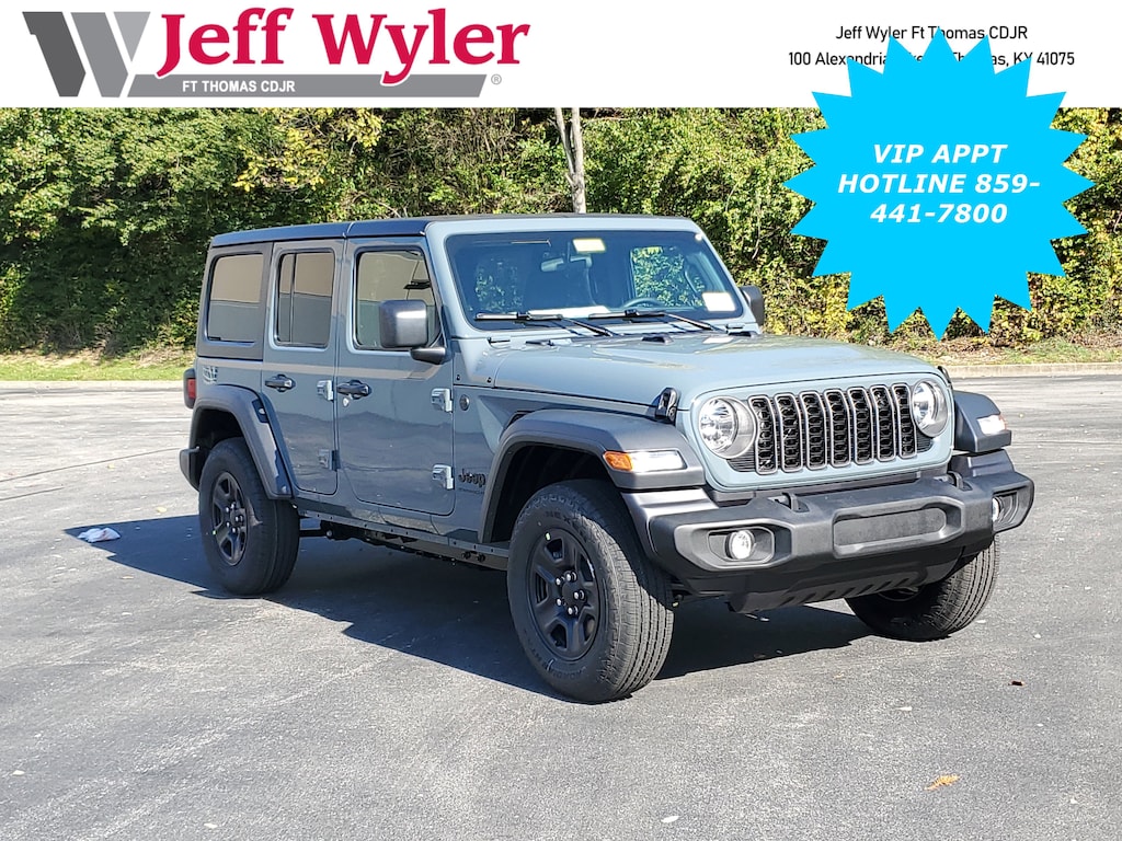 New 2026 Jeep Wrangler 4-DOOR SPORT Sport Utility