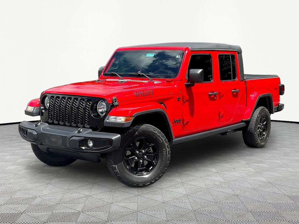 Used 2021 Jeep Gladiator Willys Sport 4x4 Truck Crew Cab