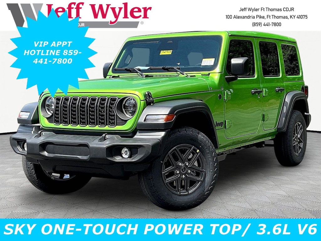 New 2026 Jeep Wrangler 4-DOOR SPORT S Sport Utility