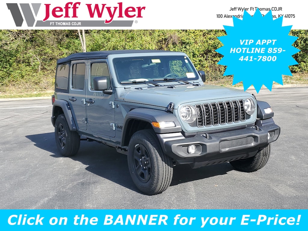 New 2026 Jeep Wrangler 4-DOOR SPORT Sport Utility
