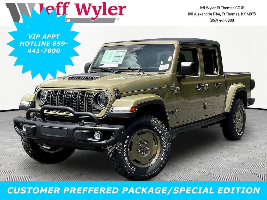 New 2026 Jeep Gladiator 85TH ANNIVERSARY EDITION 4X4 Pickup