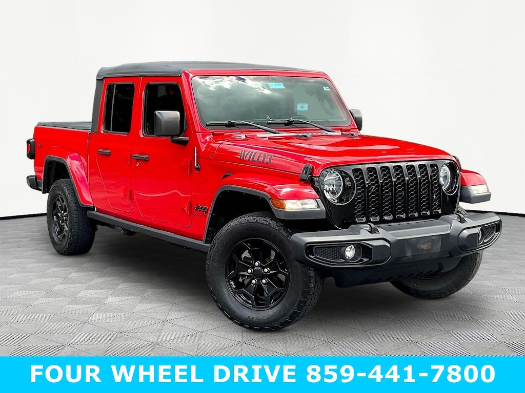 Used 2021 Jeep Gladiator Willys Sport 4x4 Truck Crew Cab