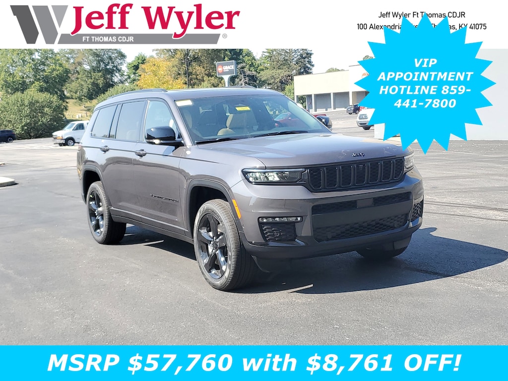 New 2025 Jeep Grand Cherokee L LIMITED 4X4 Sport Utility