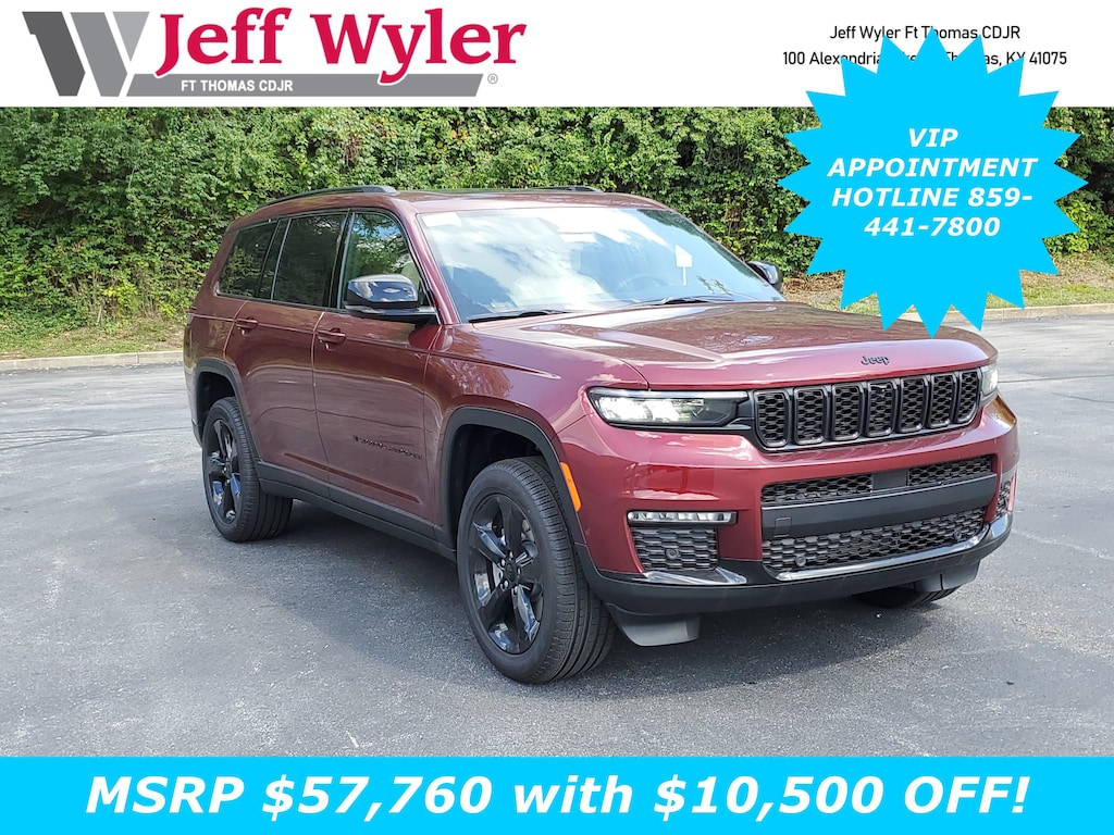 New 2025 Jeep Grand Cherokee L LIMITED 4X4 Sport Utility