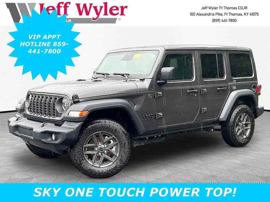 New 2026 Jeep Wrangler 4-DOOR SPORT S Sport Utility