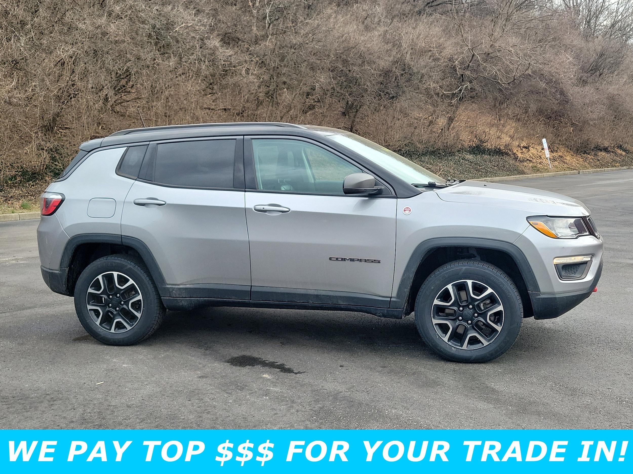 Used 2019 Jeep Compass Trailhawk with VIN 3C4NJDDB5KT786244 for sale in Fort Thomas, KY
