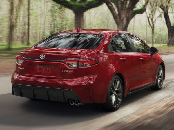 2023 Toyota Corolla Hybrid Rear Angle