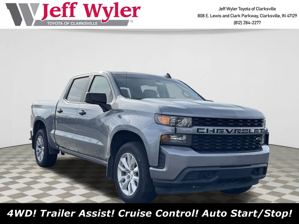 Used 2021 Chevrolet Silverado 1500 Custom Truck Crew Cab