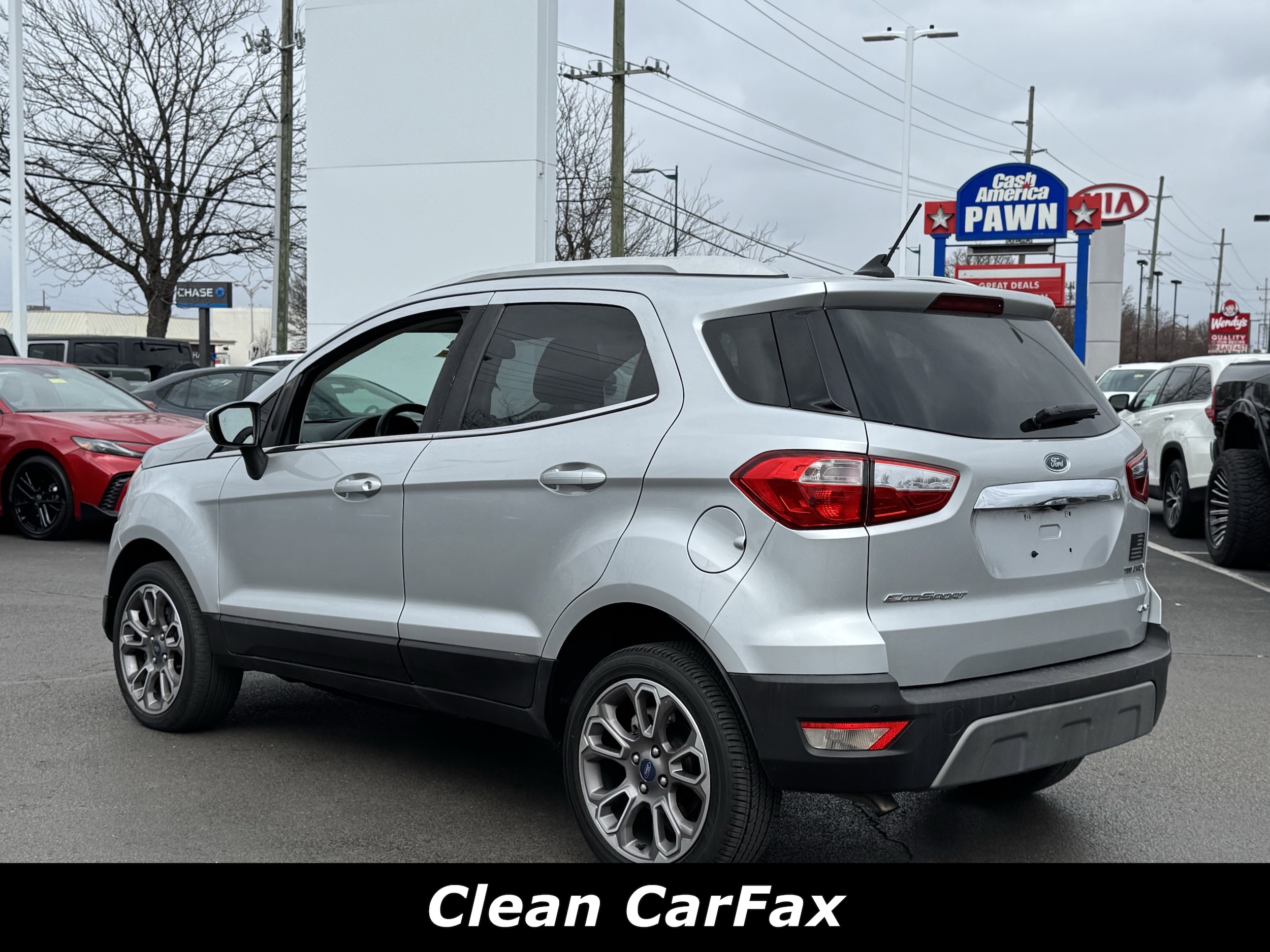 Used 2020 Ford Ecosport Titanium with VIN MAJ6S3KL2LC334908 for sale in Clarksville, IN