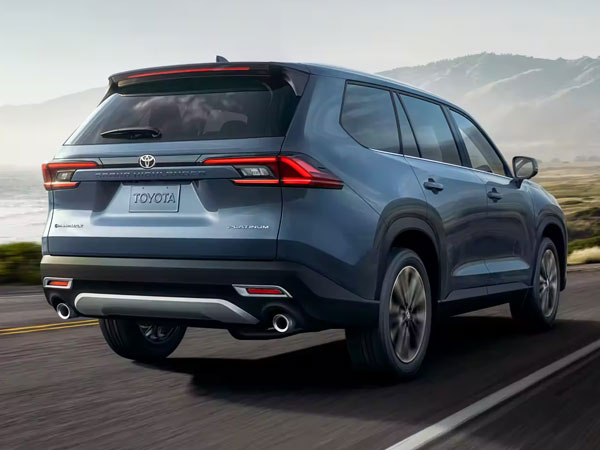 2024 Toyota Grand Highlander Rear Angle