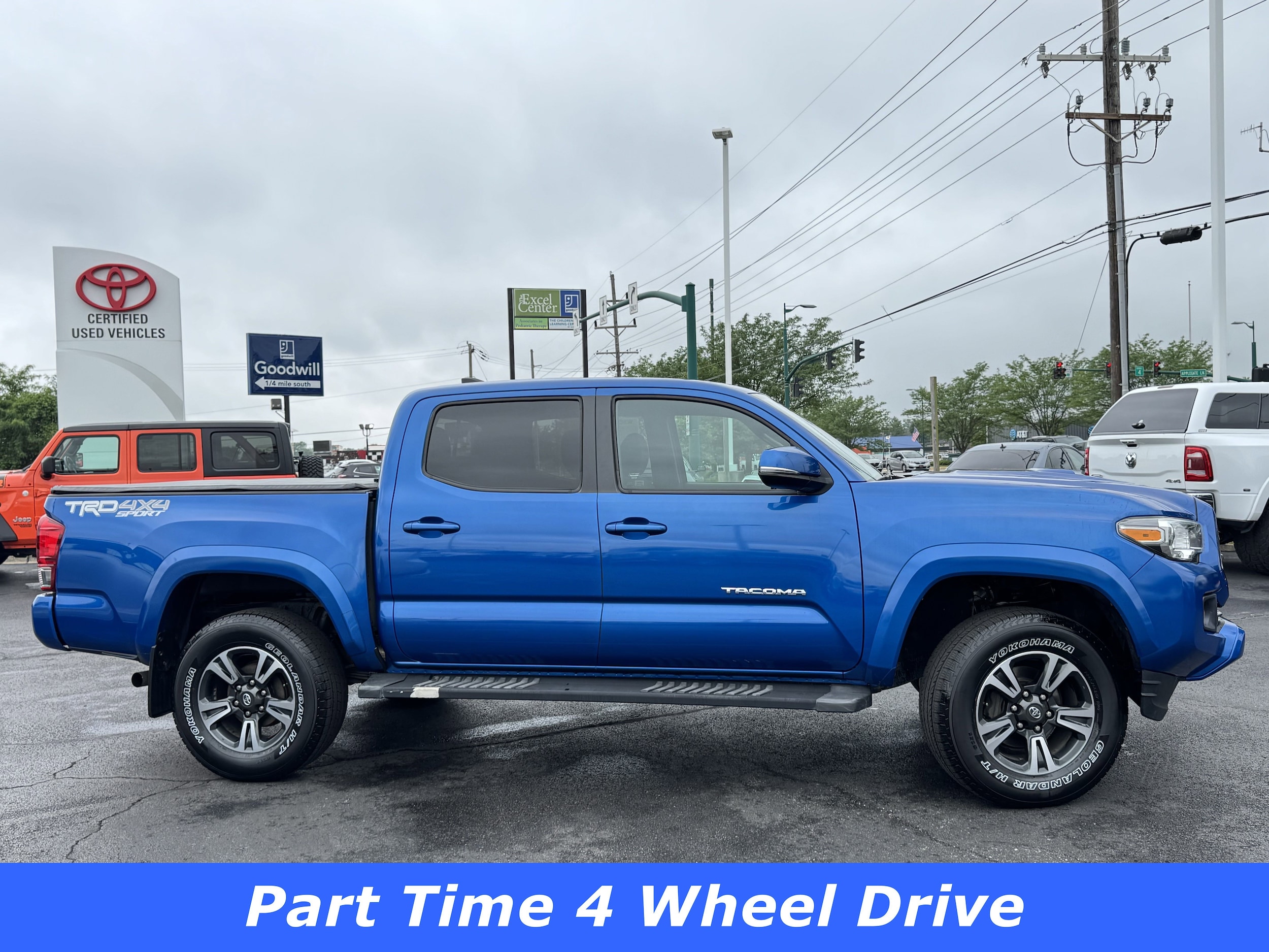 Used 2017 Toyota Tacoma TRD Sport with VIN 3TMCZ5AN7HM054608 for sale in Clarksville, IN