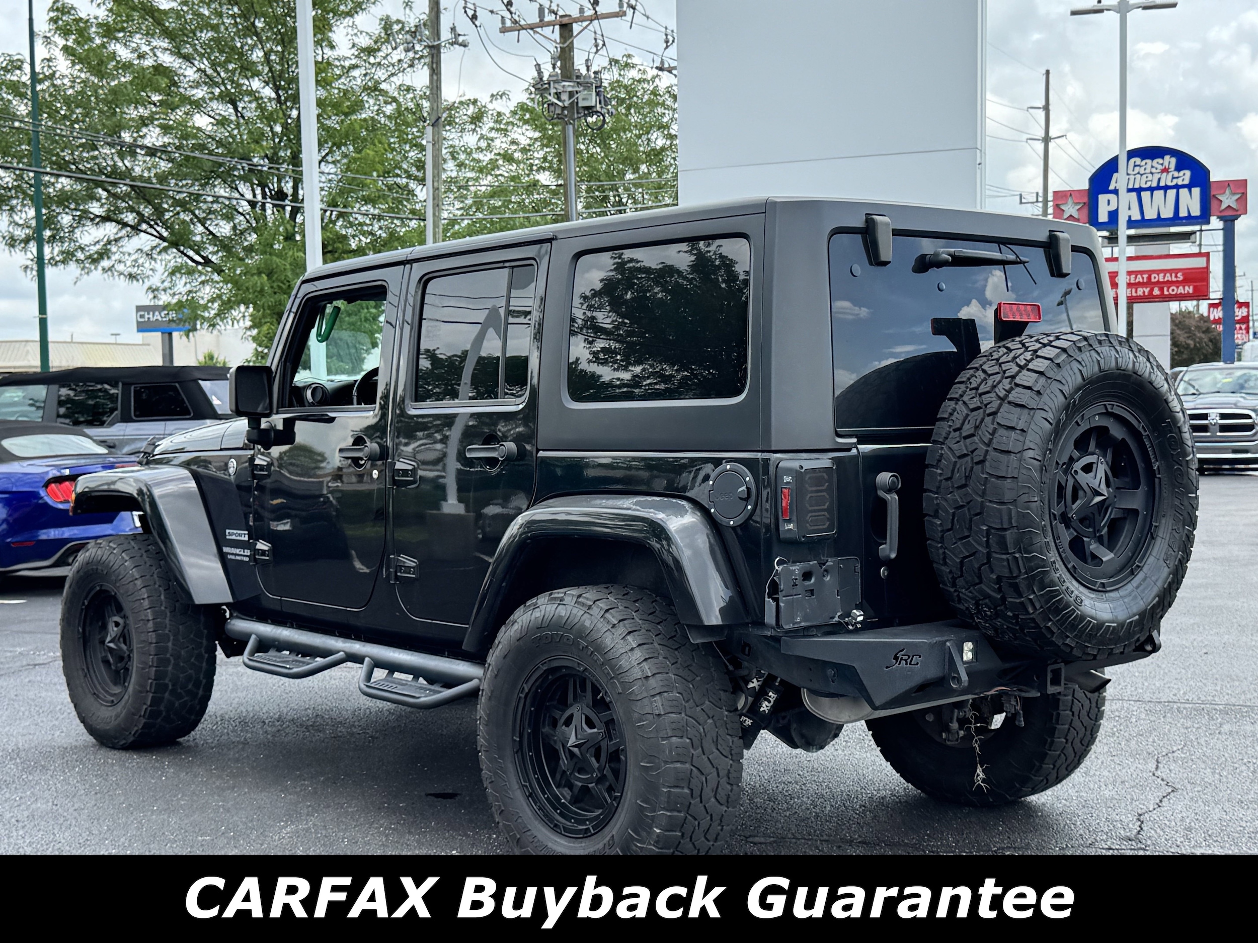 Used 2017 Jeep Wrangler Unlimited Sport S with VIN 1C4BJWDG1HL746290 for sale in Clarksville, IN