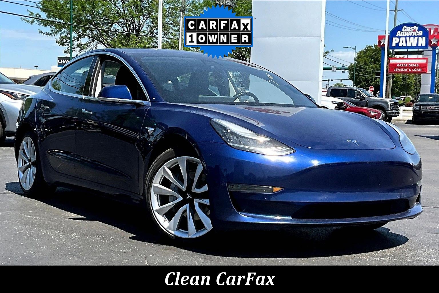 Used 2018 Tesla Model 3 Long Range Dual Motor with VIN 5YJ3E1EB4JF133815 for sale in Clarksville, IN