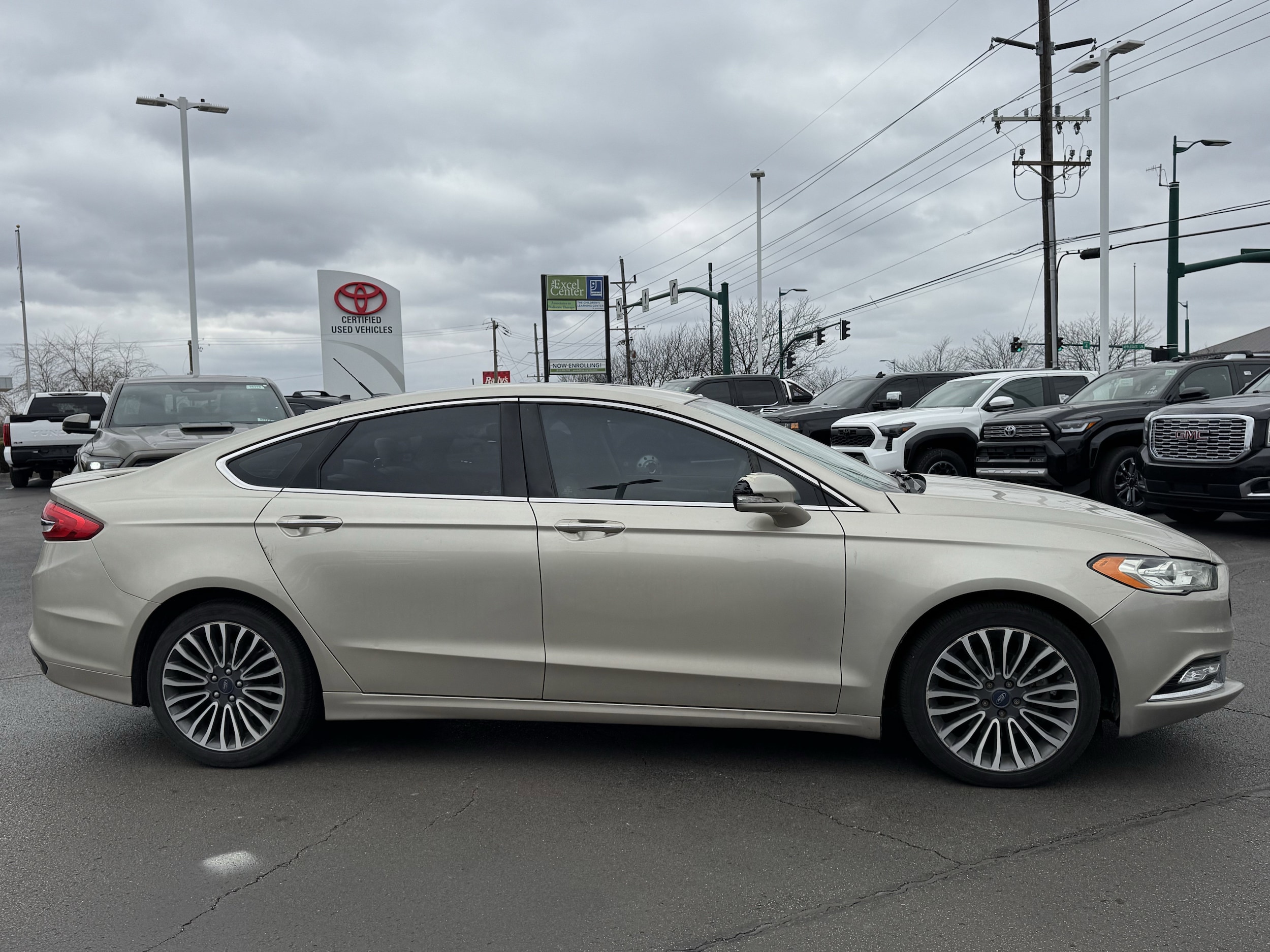 Used 2017 Ford Fusion Titanium with VIN 3FA6P0K97HR284682 for sale in Clarksville, IN