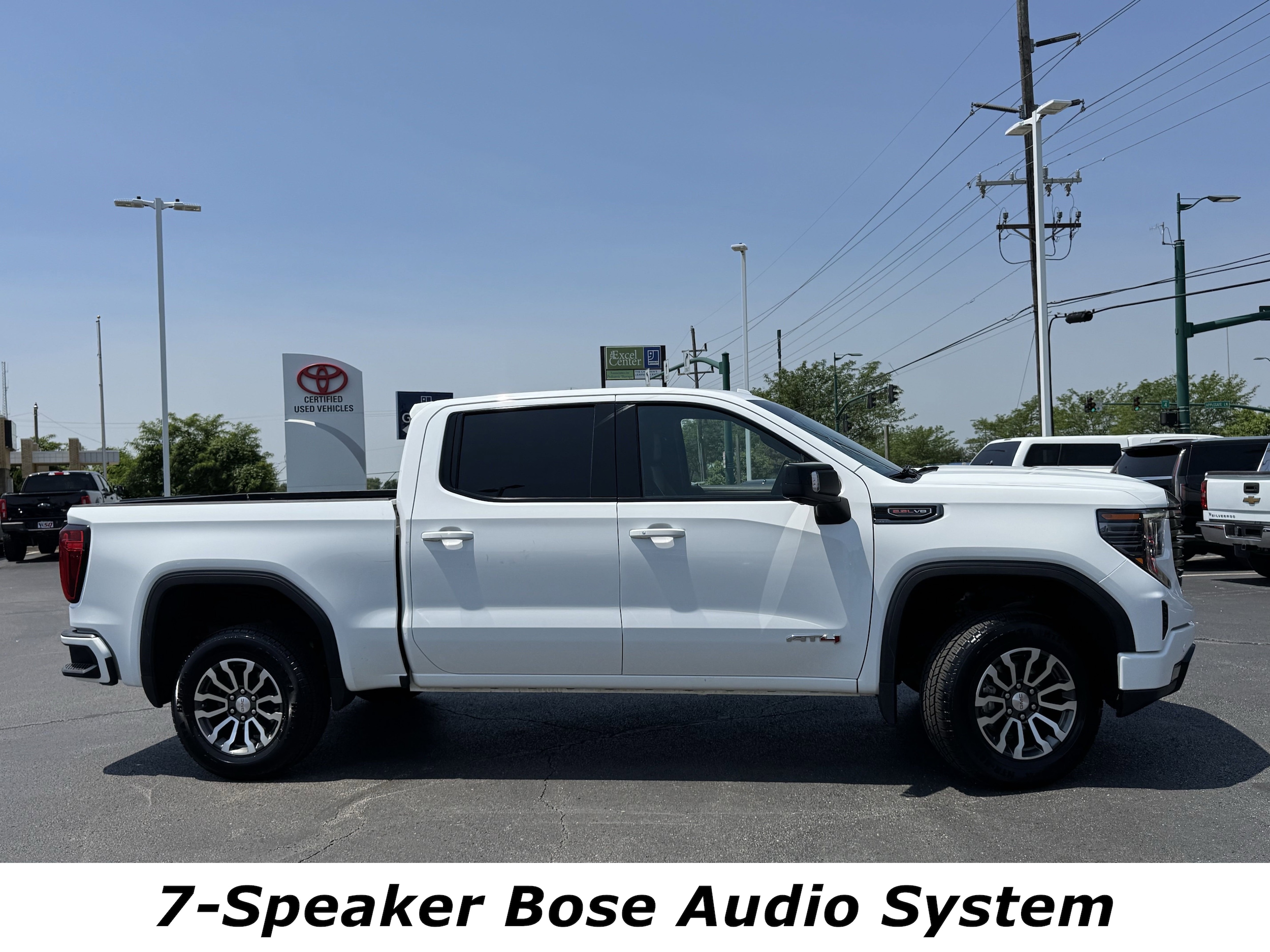 Used 2023 GMC Sierra 1500 AT4 with VIN 3GTUUEEL5PG121828 for sale in Clarksville, IN