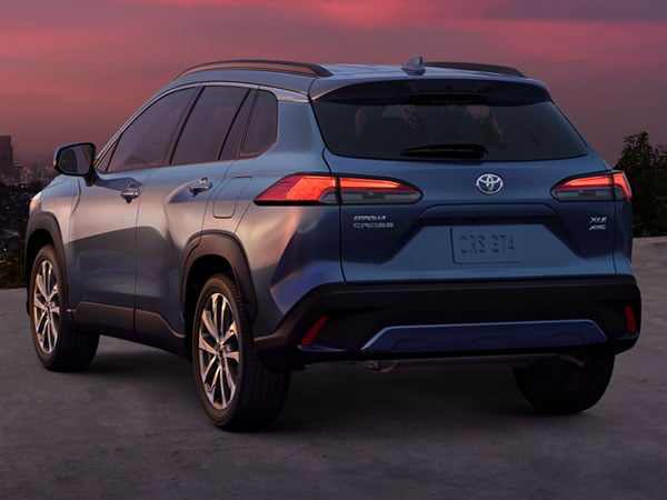 2022 Toyota Corolla Cross Rear Angle & Tailgate